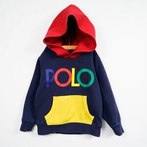 Polo Ralph Lauren Colorblock Logo Hoodie 4T Double Knit